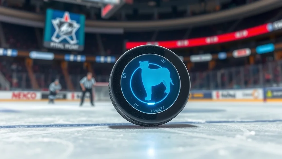 Do NHL hockey pucks have chips in them