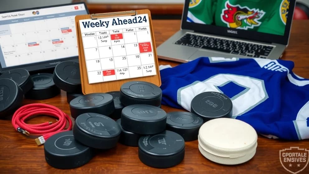 Which NHL teams play the most games this week