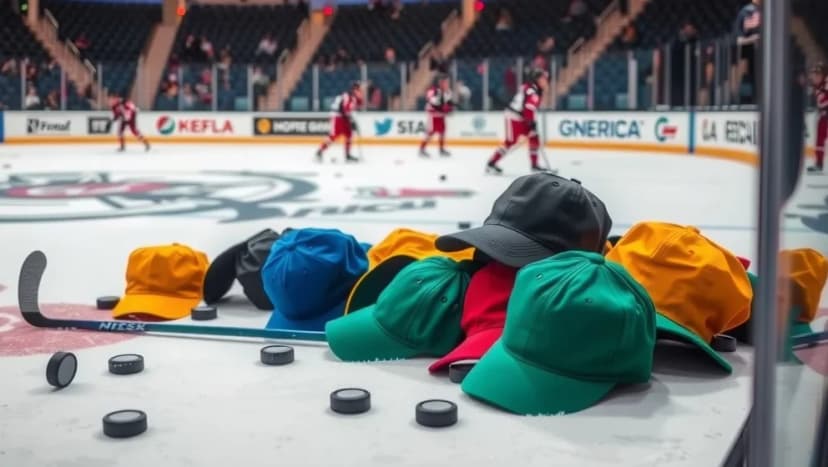 Where do hat trick hats go after the game